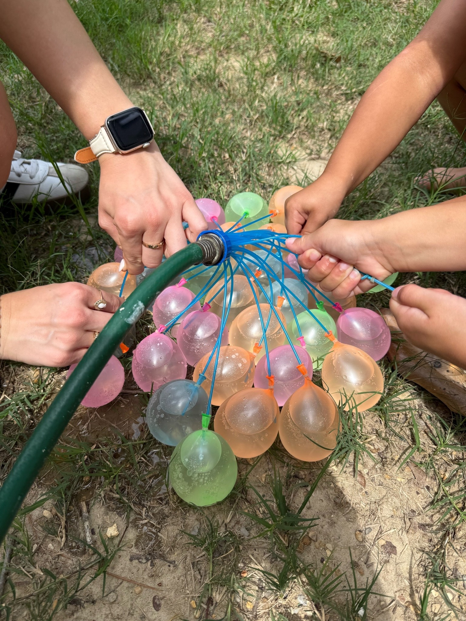The best and easiest water balloons! You fill them all at once and they seal off on their own!

#LTKKids #LTKmomlife
