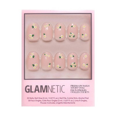 Glamnetic Fake Nails - Petals - 30ct - Ulta Beauty: Oval Shape, Gloss Finish | Target