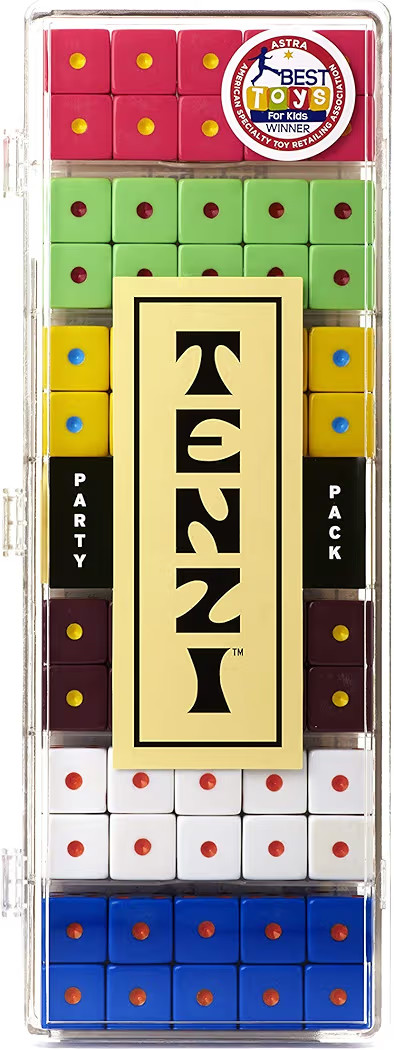TENZI Party Pack Dice Game - A Fun, Fast Frenzy for The Whole Family - 6 Sets of 10 Colored Dice ... | Amazon (US)