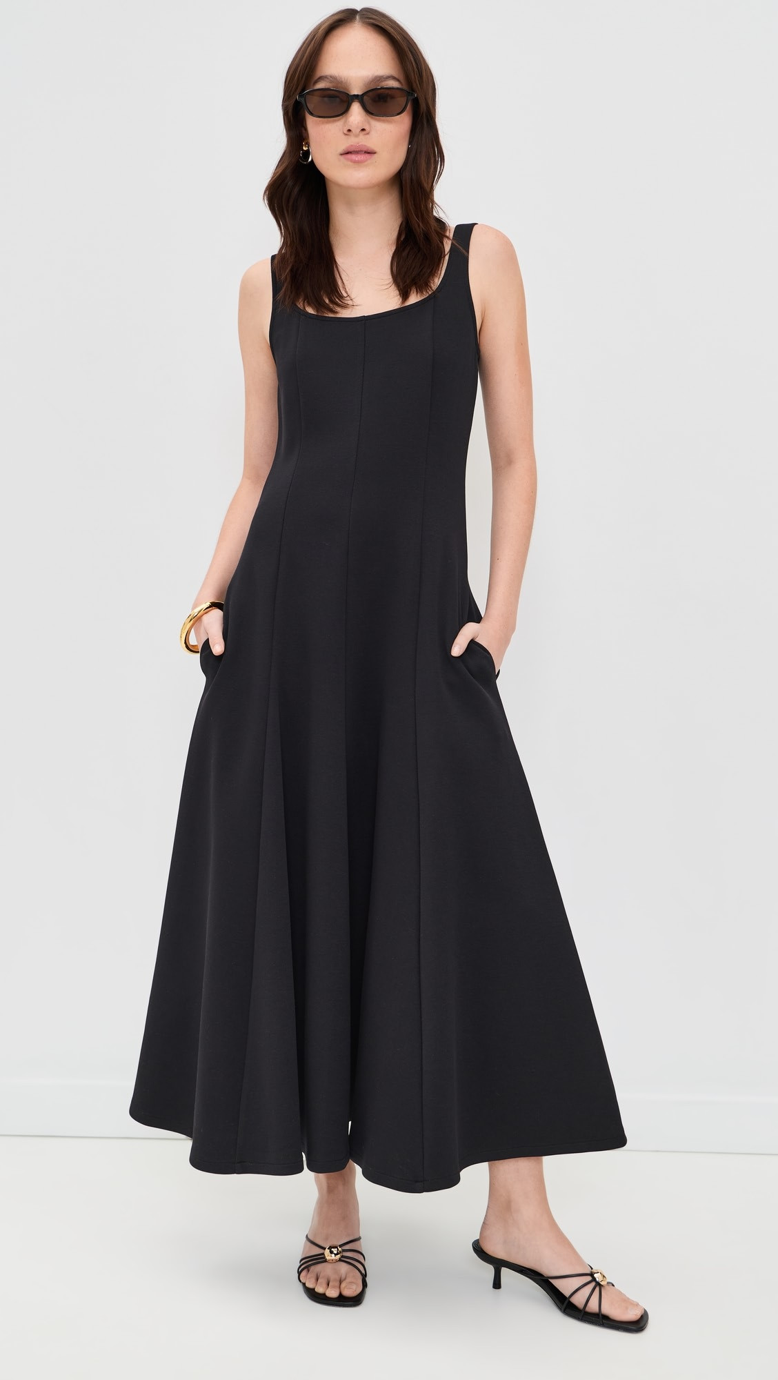 Square Neck Seamed Dress | Shopbop