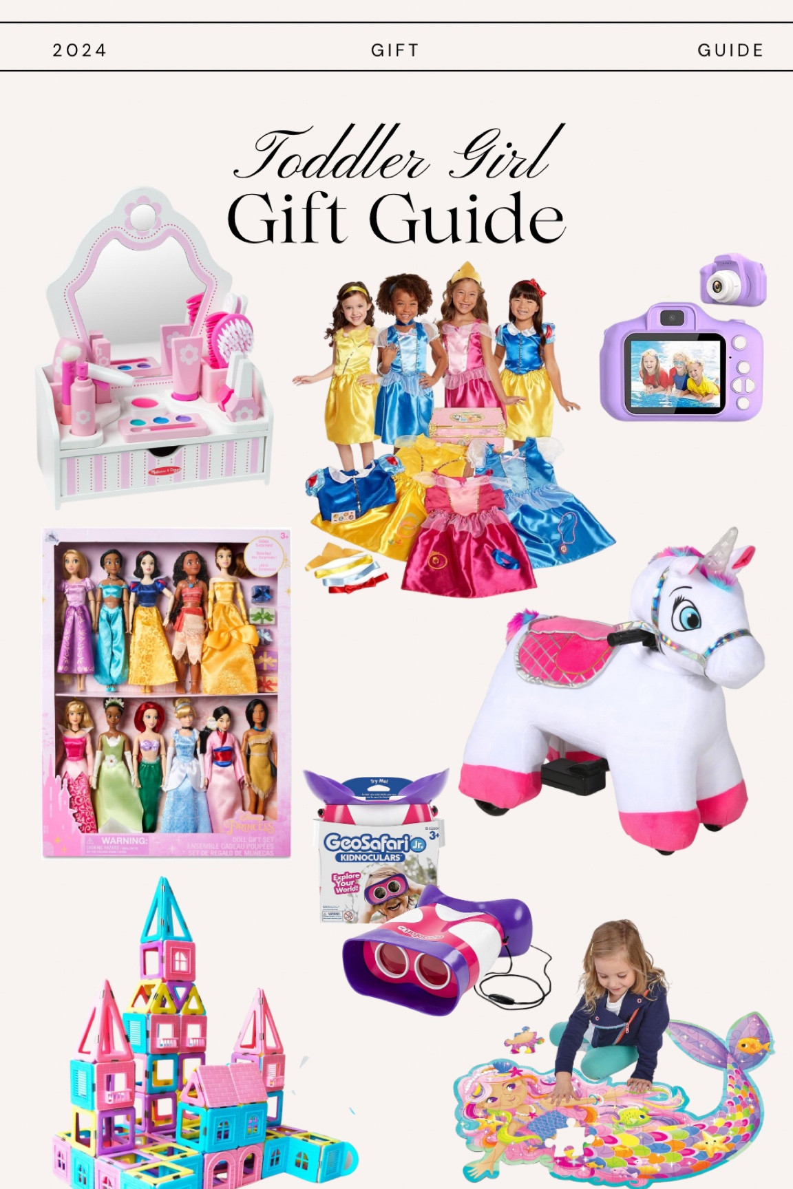 Toddler Girl Gift Guide!

My daughter has all of these, and they are her *favorite* toys! 

Toddler girl Christmas gifts | Christmas gifts for a little girl | toddler girl favorites 

#LTKHoliday #LTKCyberWeek #LTKGiftGuide