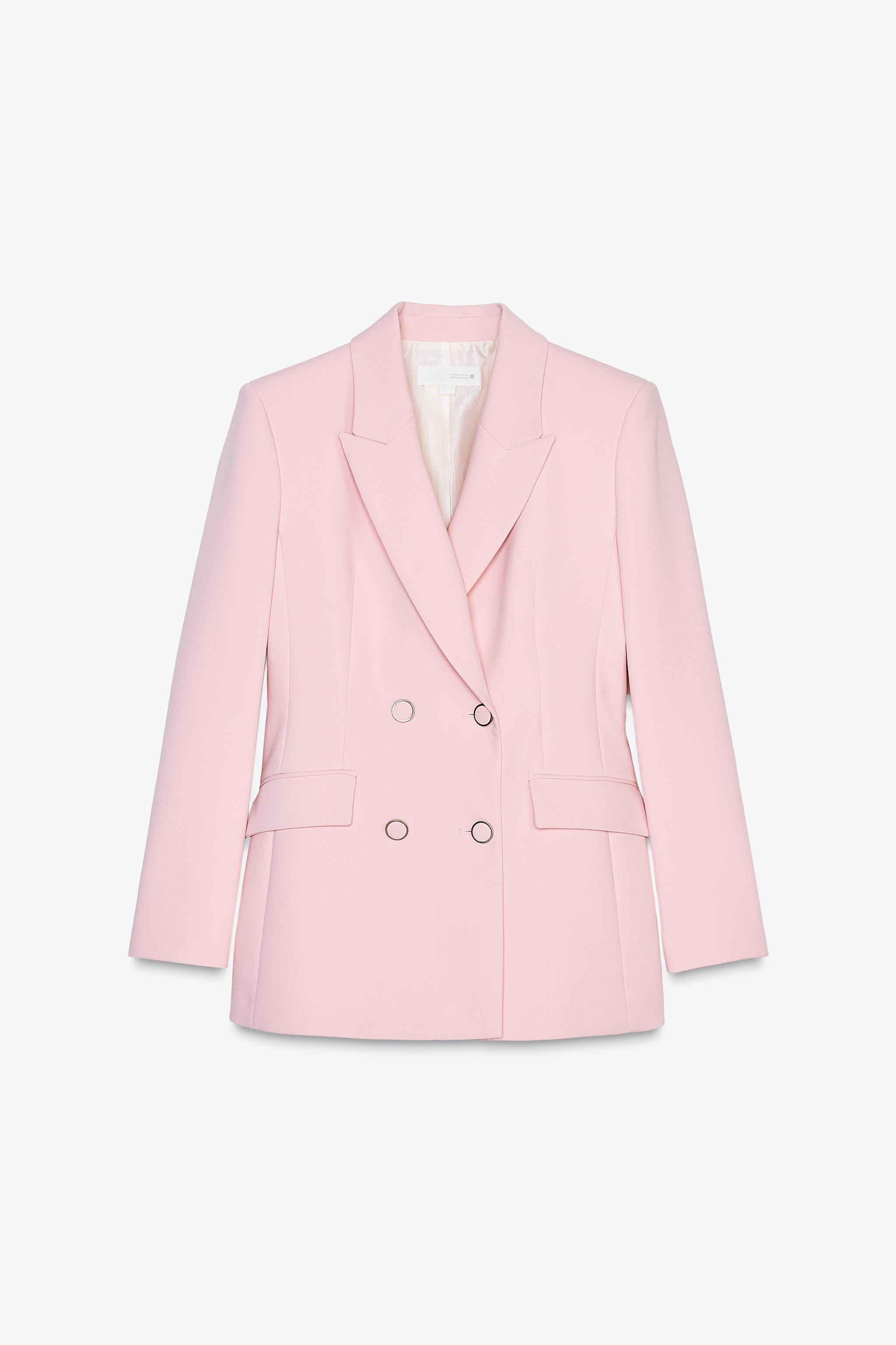 DOUBLE BREASTED SHOULDER PAD BLAZER | Zara US