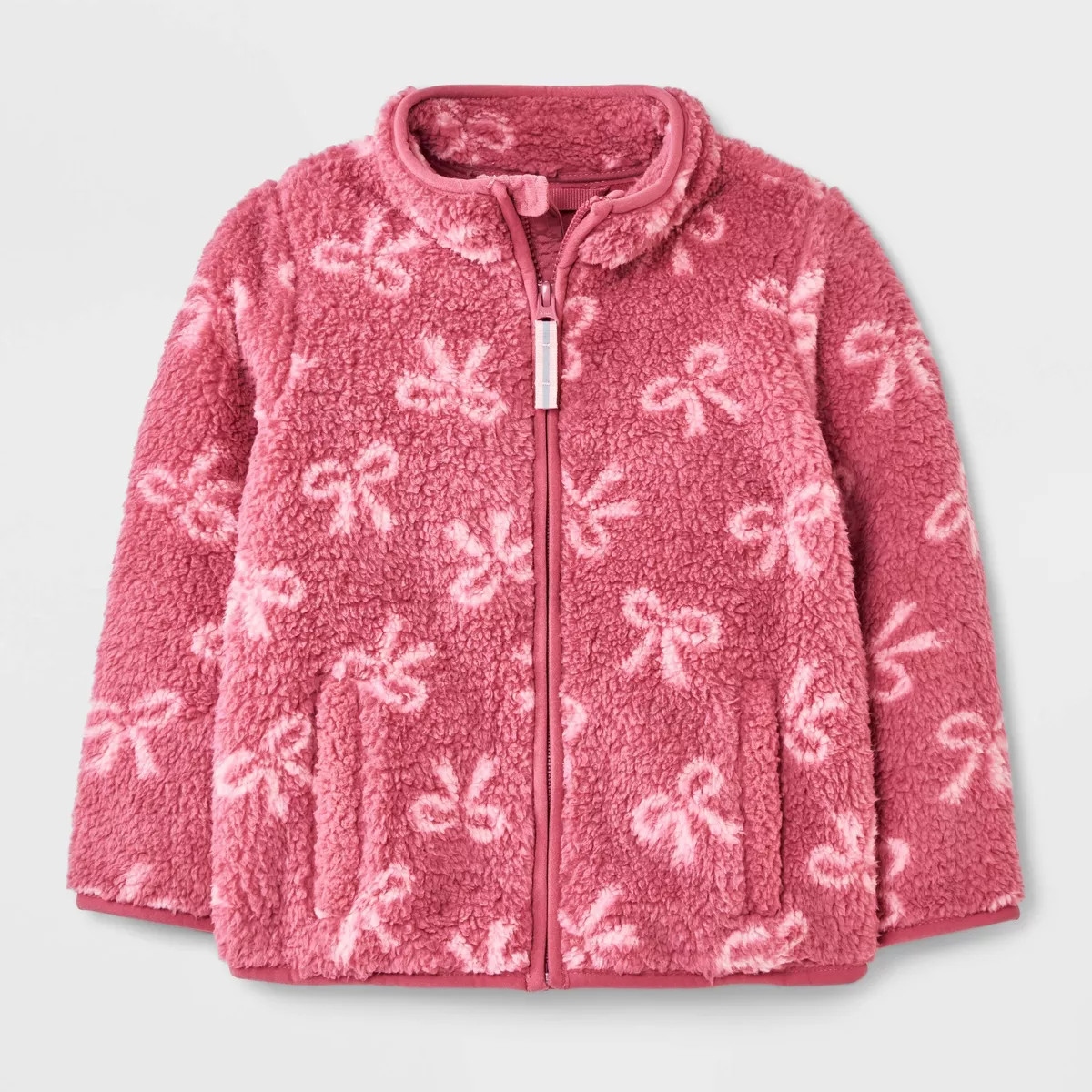 Toddler Girls' Full Zip Fleece Jacket - Cat & Jack™ | Target