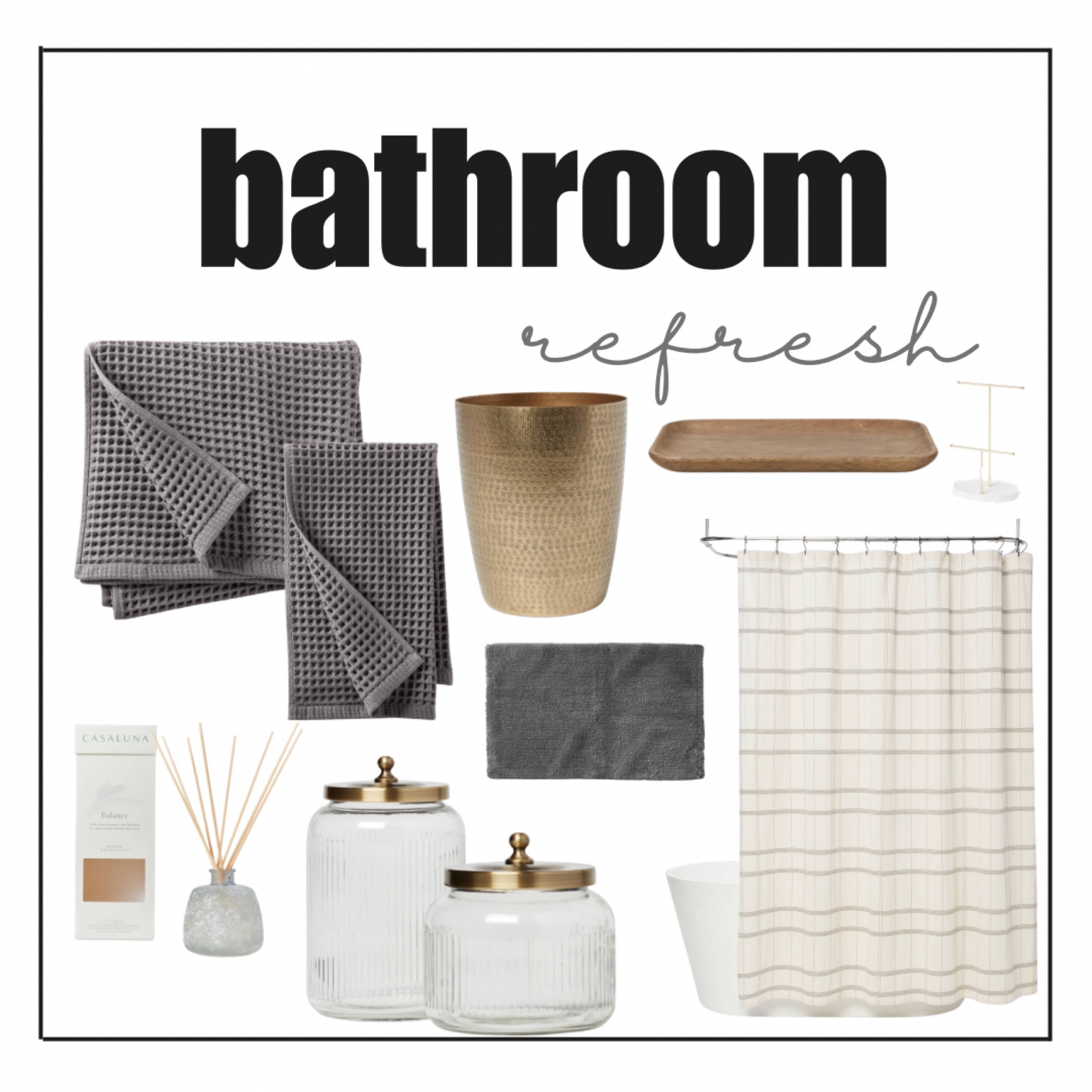Bathroom refresh from target!

#LTKfindsunder100 #LTKU #LTKhome