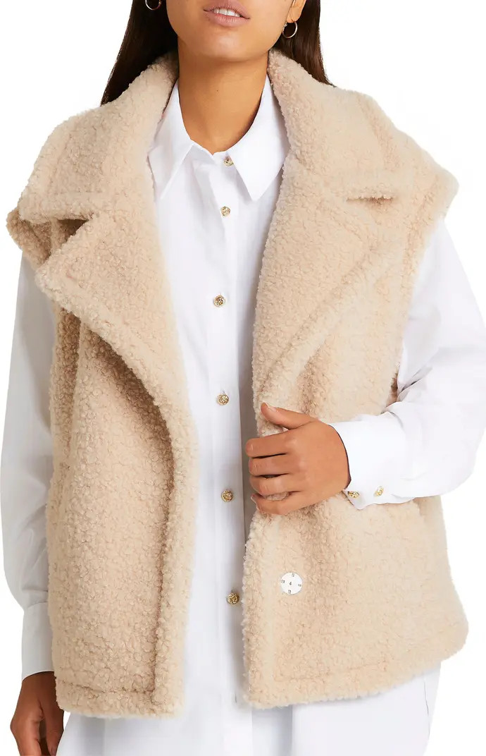 Boxy Faux Fur Gilet Vest | Nordstrom