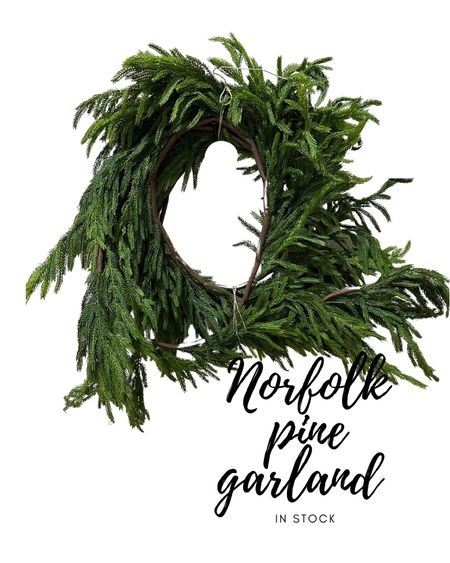 In Stock Real Touch Norfolk Pine Garland 

#LTKSeasonal #LTKHoliday #LTKhome