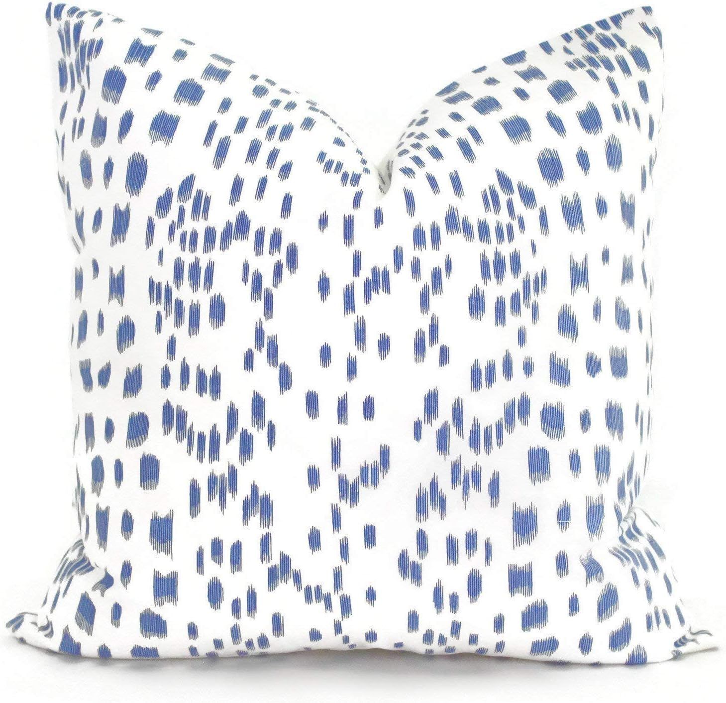 Flowershave357 Brunschwig Fils Les Touches Cadet Blue and White Decorative Pillow Cover 18x18 Eur... | Amazon (US)