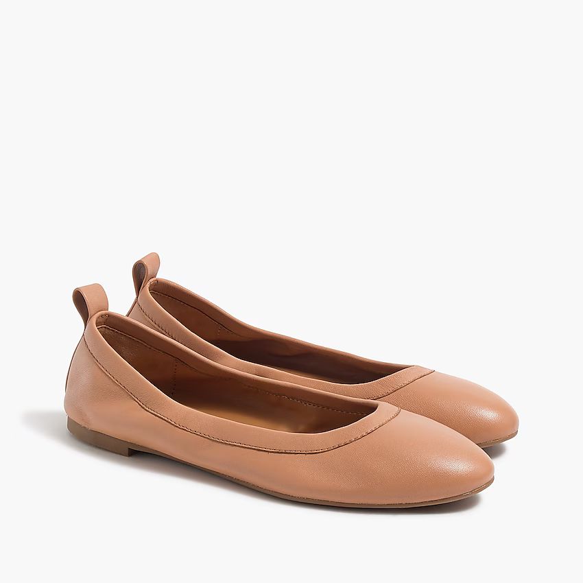 Lizzie leather ballet flats | J.Crew Factory