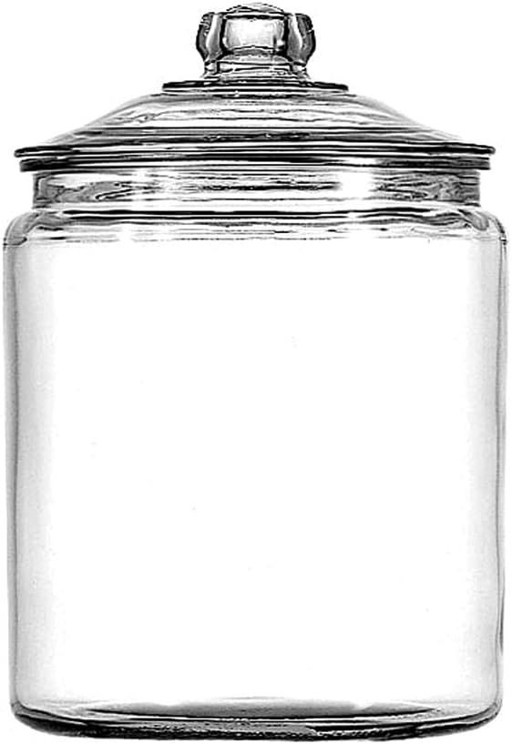 Anchor Hocking Heritage Hill Glass 0.5 Gallon Storage Jar, Set of 1 | Amazon (US)