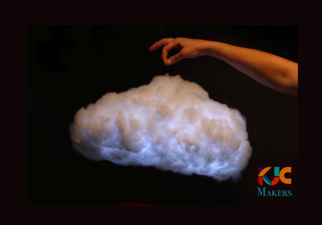 Cloud Light remote Controlled LED Light up Hanging Cloud. Dimmable, Timer Function and Light Patt... | Etsy (US)