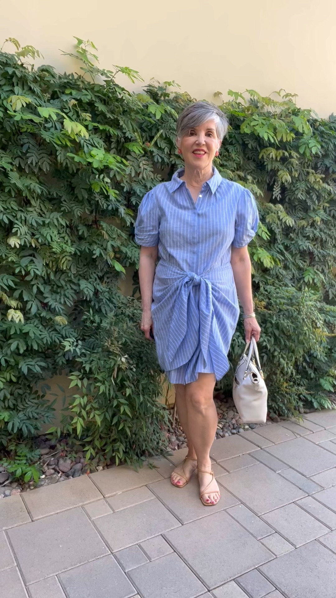 Do you love Cinq a Sept as a brand?  I love their use of faux wraps!  This dress is so fun to wear on a hot day!  Great sleeve length.  My exact one is sold out but I’ve linked several even cuter one! 
#casualdresses
#fauxwrapdresses
#chambray
#coachbags

#LTKstyletip #LTKSeasonal #LTKFind