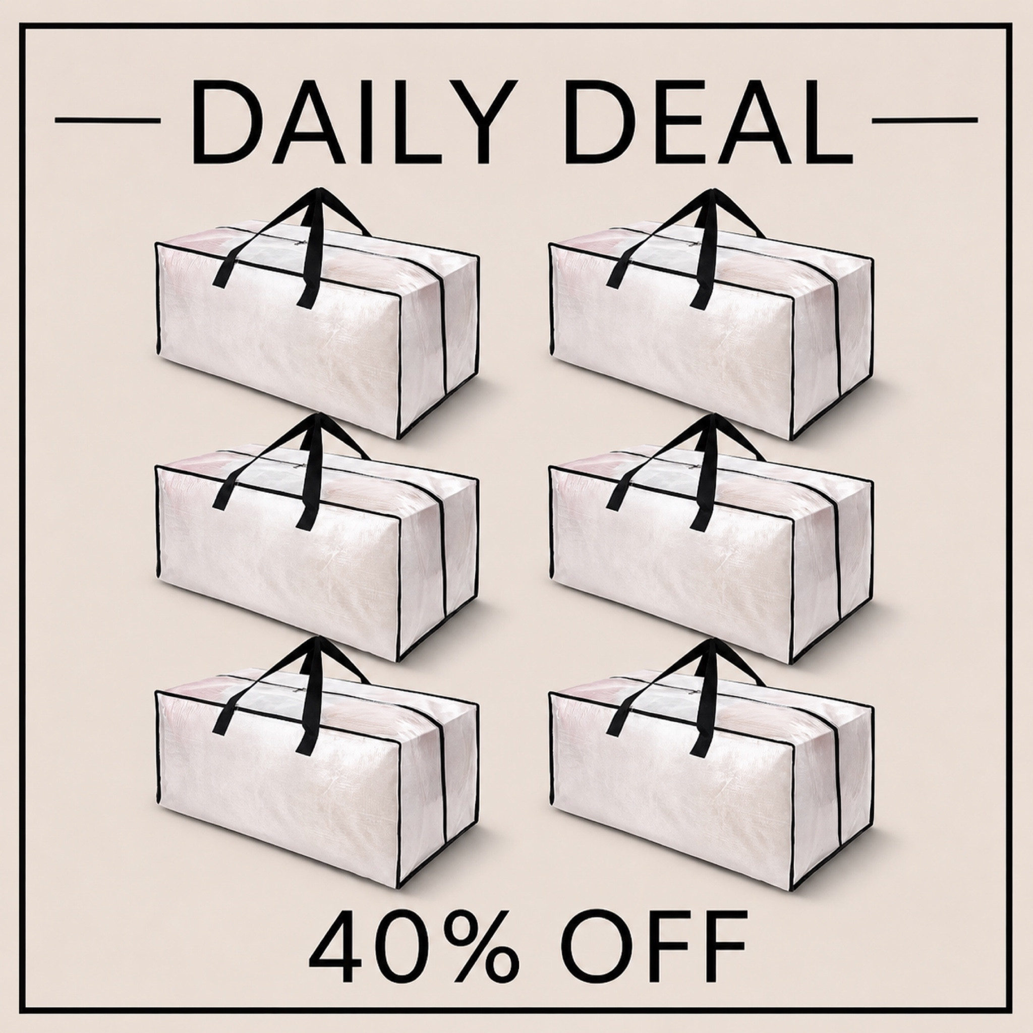 Daily deal! These bags are great for moving your kids into dorms and also for storage

#LTKSaleAlert