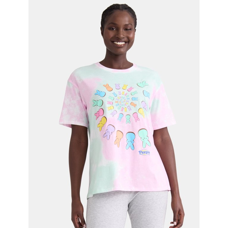 Peeps Women’s Spiral Graphic Tee, Sizes XXS-XXL | Walmart (US)