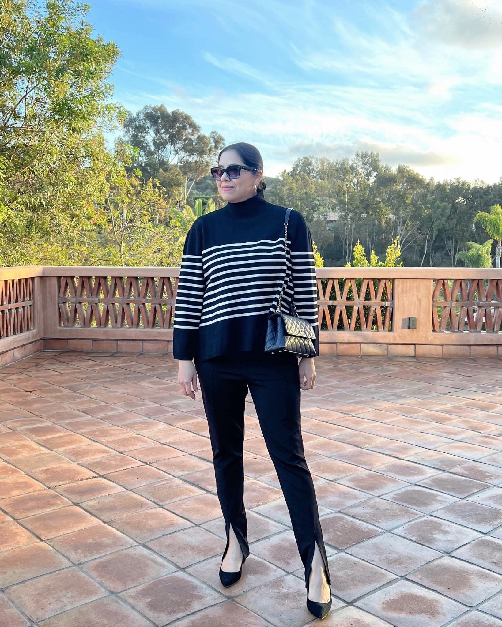 fall workwear, striped turtleneck sweater, chic fall outfit

#LTKSeasonal #LTKstyletip #LTKworkwear