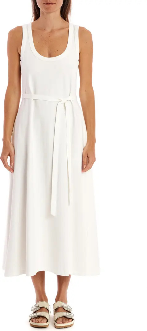 La Ligne Andie Belted Sleeveless Cotton Dress | Nordstrom | Nordstrom