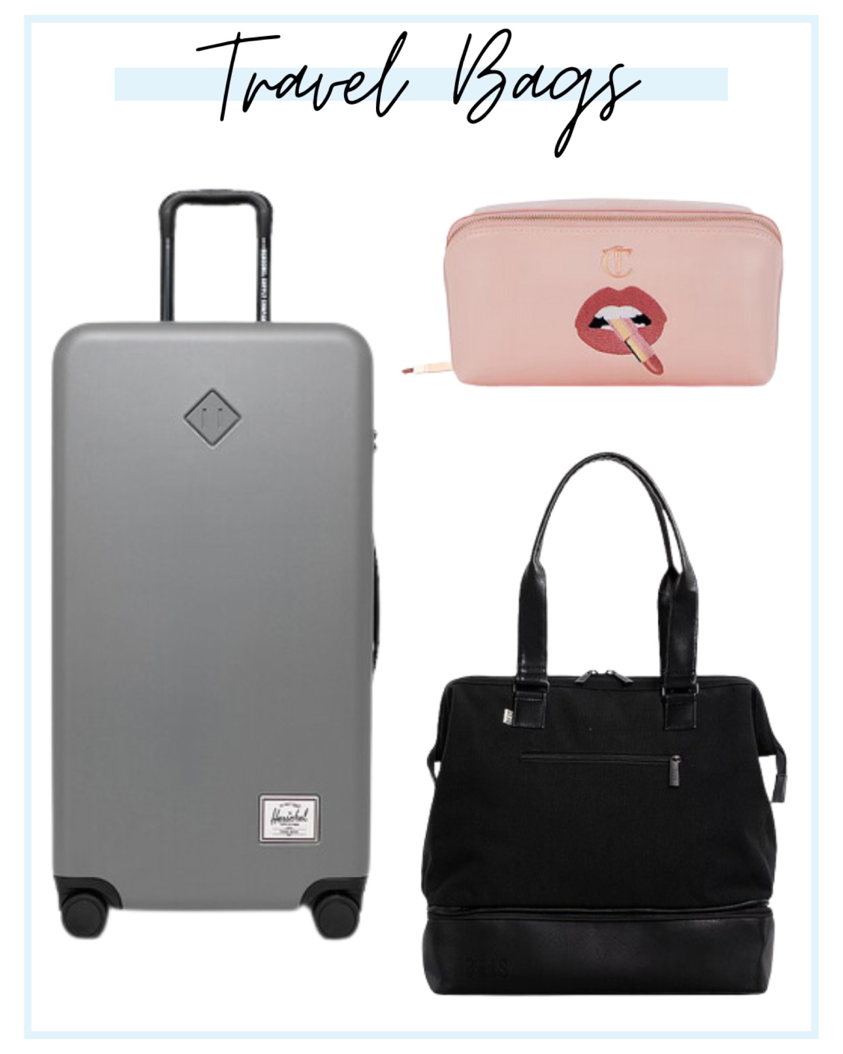 Check out these travel bags for your vacation

Travel bags, travel tote bags, travel suitcase, travel makeup bag, Europe vacation, Brazil, Australia, Asia, summer vacation, flight, fashion 

#LTKeurope #LTKaustralia #LTKtravel