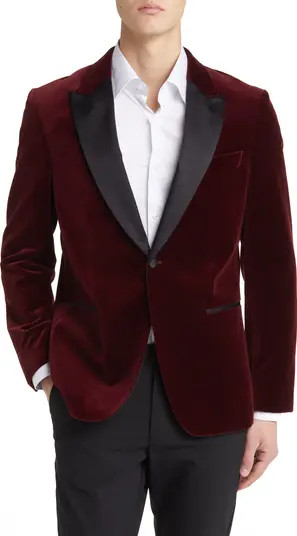 Hutson Silk Blend Velvet Dinner Jacket | Nordstrom