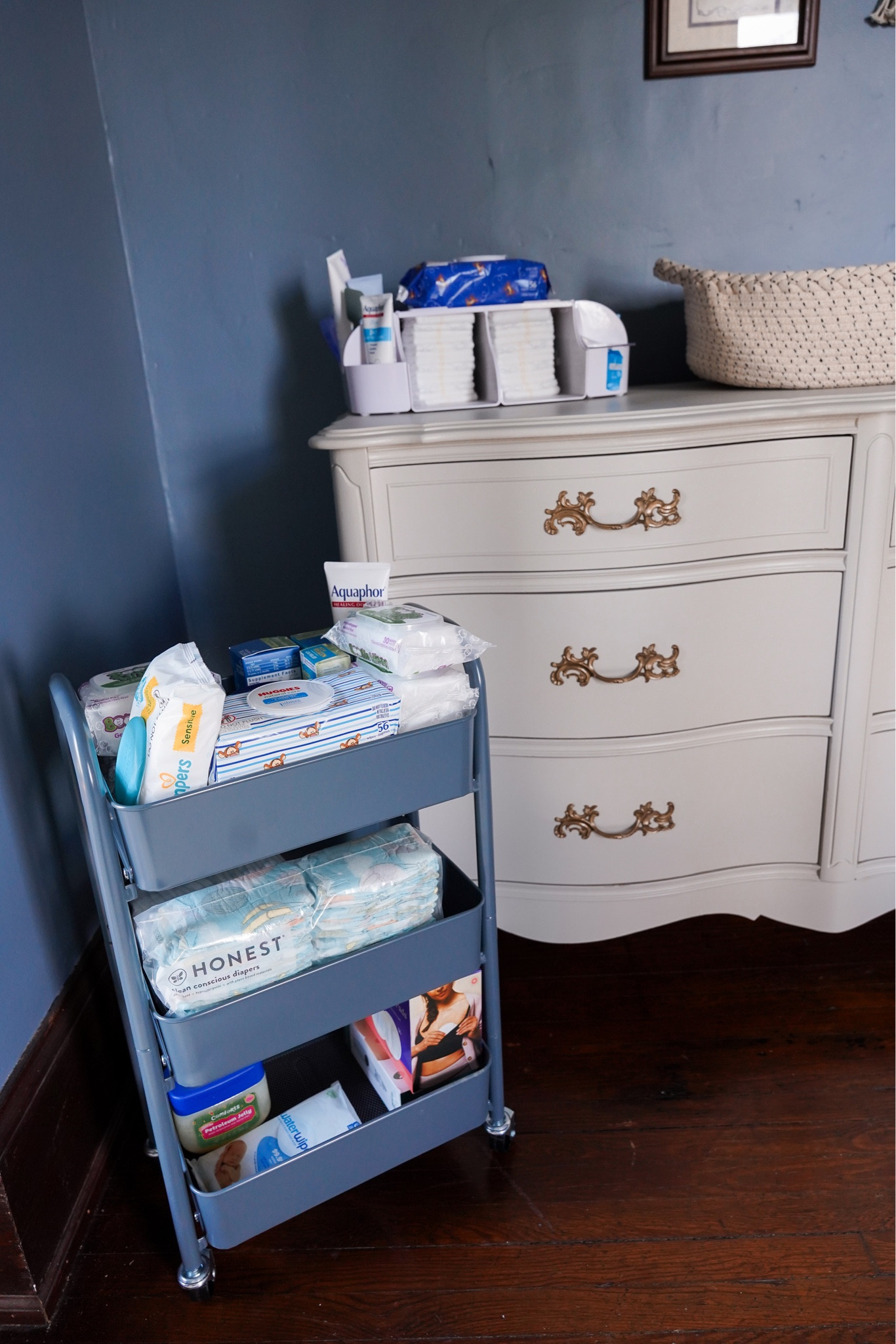 Baby boy nursery organization, diaper changing table


#LTKbaby