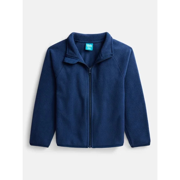 Wonder Nation Boys Microfleece Full Zip Jacket, Sizes 4-18 & Husky | Walmart (US)