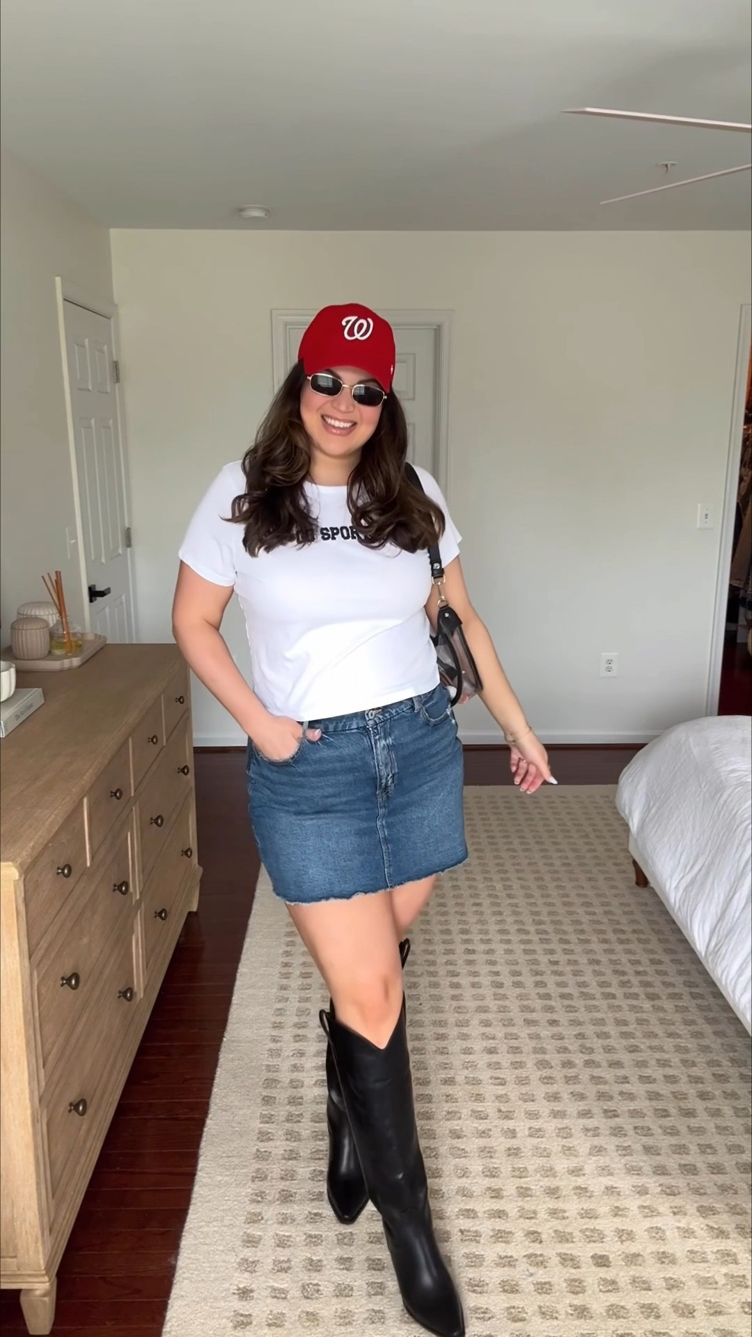 Get ready with me for a @nationals baseball game ⚾️ we celebrated my moms birthday over the weekend with a baseball game and here is what I wore! 

I was strugggggling to find something to wear since it’s been so long since I’ve been to a game! So I wanted to share some inspo incase you are also attending a baseball game this summer! 

Tee - large
Skirt - 14 long 
Boots - 10 

#LTKSeasonal #LTKMidsize #LTKSummerEdit