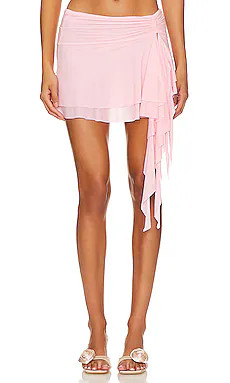 Indah Edie Mini Skirt in Rabbit from Revolve.com | Revolve Clothing (Global)