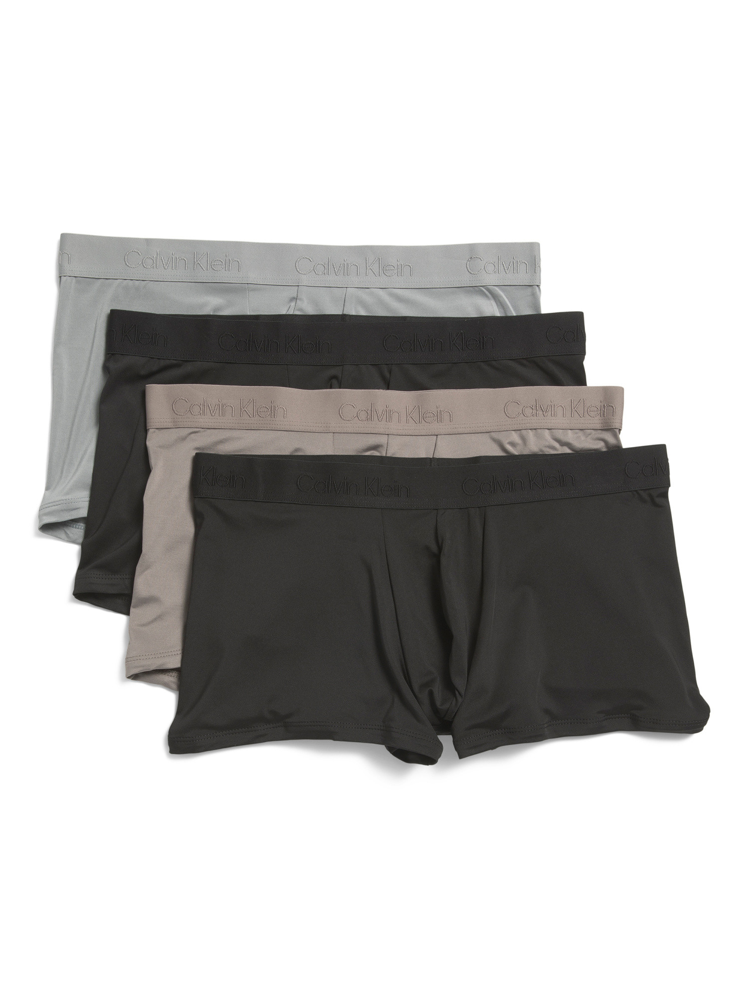 4pk Monochrome Low Rise Trunks | TJ Maxx