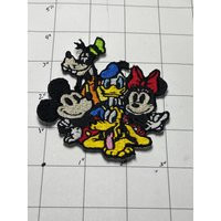 Iron On, Machine Embroidered Patch Inspired Fan Art Fab Five Mickey & Gang | Etsy (US)