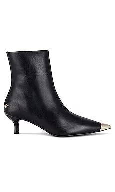 ANINE BING Gia Metal Toe Cap Boots in Black from Revolve.com | Revolve Clothing (Global)