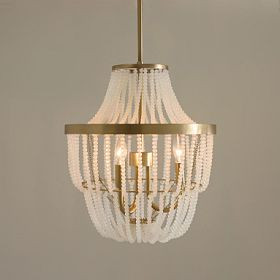 Frosted Glass Chandelier (16") | Pottery Barn Teen