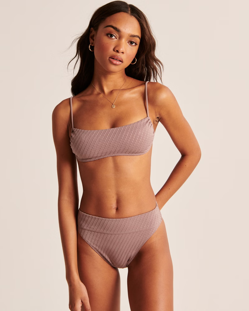 High-Waist High-Leg Cheeky Bottoms | Abercrombie & Fitch (US)