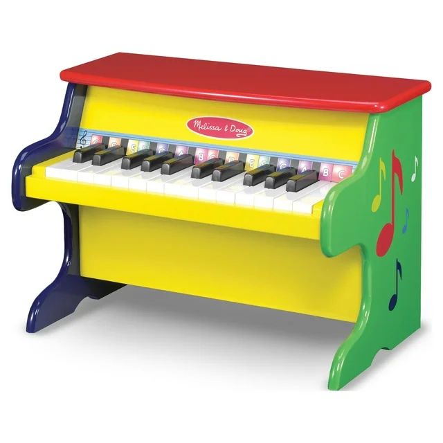 Melissa & Doug Learn-to-Play Piano with 25 Keys and Color-Coded Songbook, Toy Piano for Toddlers ... | Walmart (US)