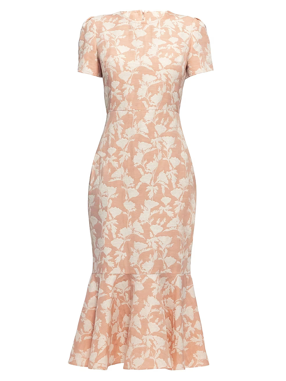Shoshanna Thompson Jacquard Floral Midi-Dress | Saks Fifth Avenue