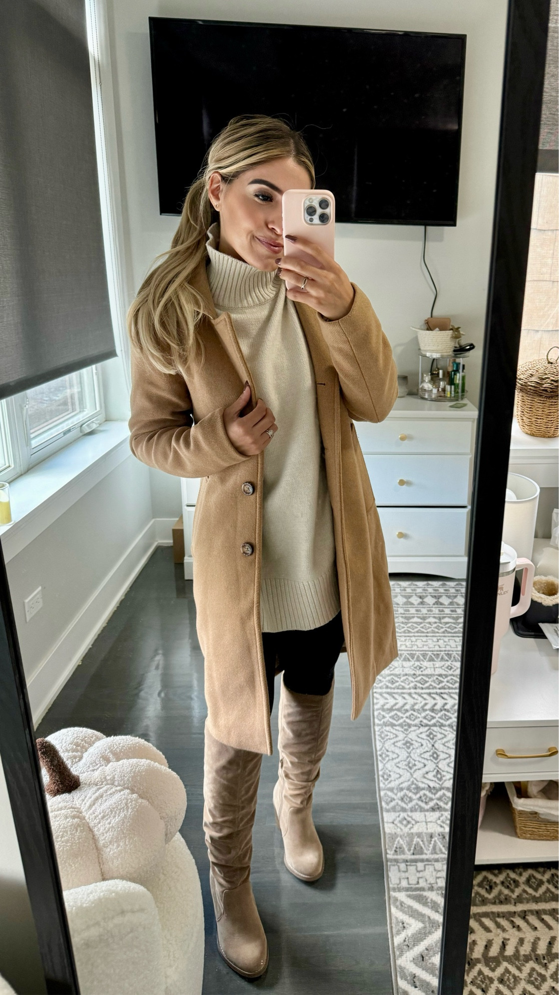 fall outfit idea for going out 🍂 this is the same sweater I shared the other day in another color 🤍



#effortlesschic #comfyoutfit #casualoutfit #simpleoutfit #grwm #morningroutine #getreadywithme #fashionreels #explore #autumnaesthetic #pinterestinspired #pinterestoutfit #cleangirlaesthetic #girlythings #girlyoutfits #autmnoutfit  #falloutfit #teacheroutfit #oversizedsweater #comfysweater #longcoat #leggings #comfycozy #cozyoutfit #hmxme #longsweater #turtlenecksweater #kneehighboots effortless chic , american style , girly outfit , autumn outfit , fall outfit , pinterest outfit , clean girl aesthetic , casual outfit , comfy outfit , simple outfit , outfit ideas , neutral style , minimal outfit , ootd , comfy casual , get ready with me , minimal style , outfit idea , fashion reels , neutral outfit idea , teacher style , outfit inspiration , comfy sweater , oversized sweater , leggings , fall style , turtleneck sweater , knee high boots outfit idea , long coat , winter outfit idea#LTKstyletip #LTKworkwear

#LTKU