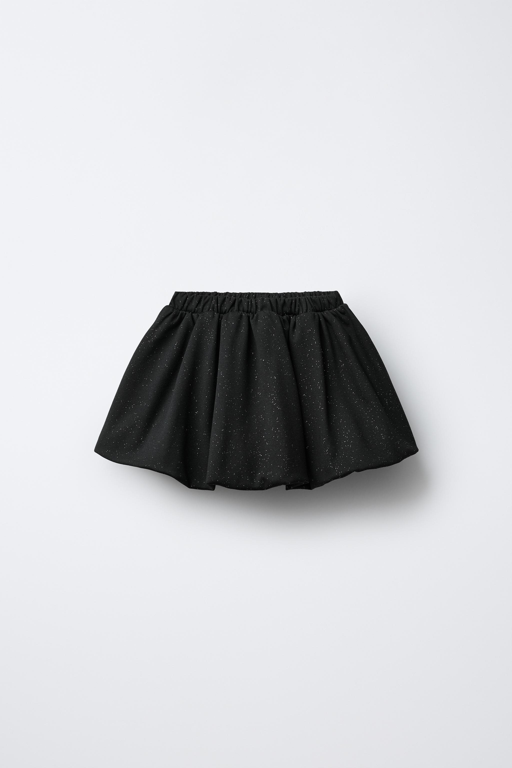 SHINY PONTE BALLOON SKIRT | Zara US