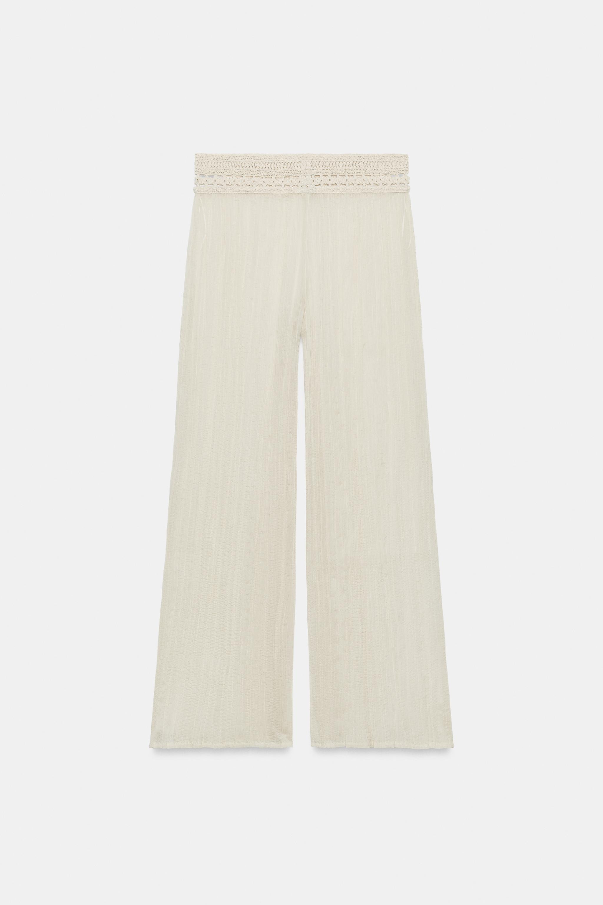 CROCHET TROUSERS | Zara UK
