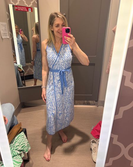 Target / DVF collaboration. Blue knit wrap dress fits true to size and is super comfortable and under $50!
#wrapdress #dvf #springdress

#LTKxTarget #LTKfindsunder50 #LTKover40