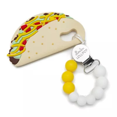 Loulou Lollipop Taco Teether with Clip | Bed Bath & Beyond | Bed Bath & Beyond