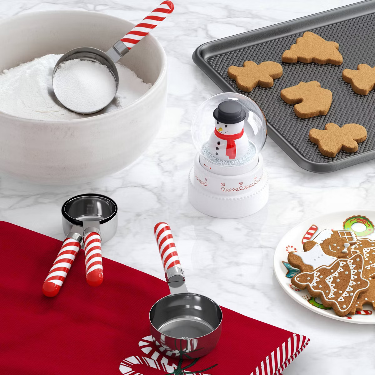 4pc Christmas Figural Candy Cane Measuring Cups - Wondershop™ | Target