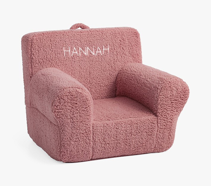 Anywhere Chair®, Pink Berry Cozy Sherpa | Pottery Barn Kids