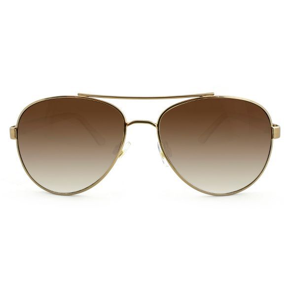 Women's Aviator Sunglasses - A New Day™ Bronze | Target