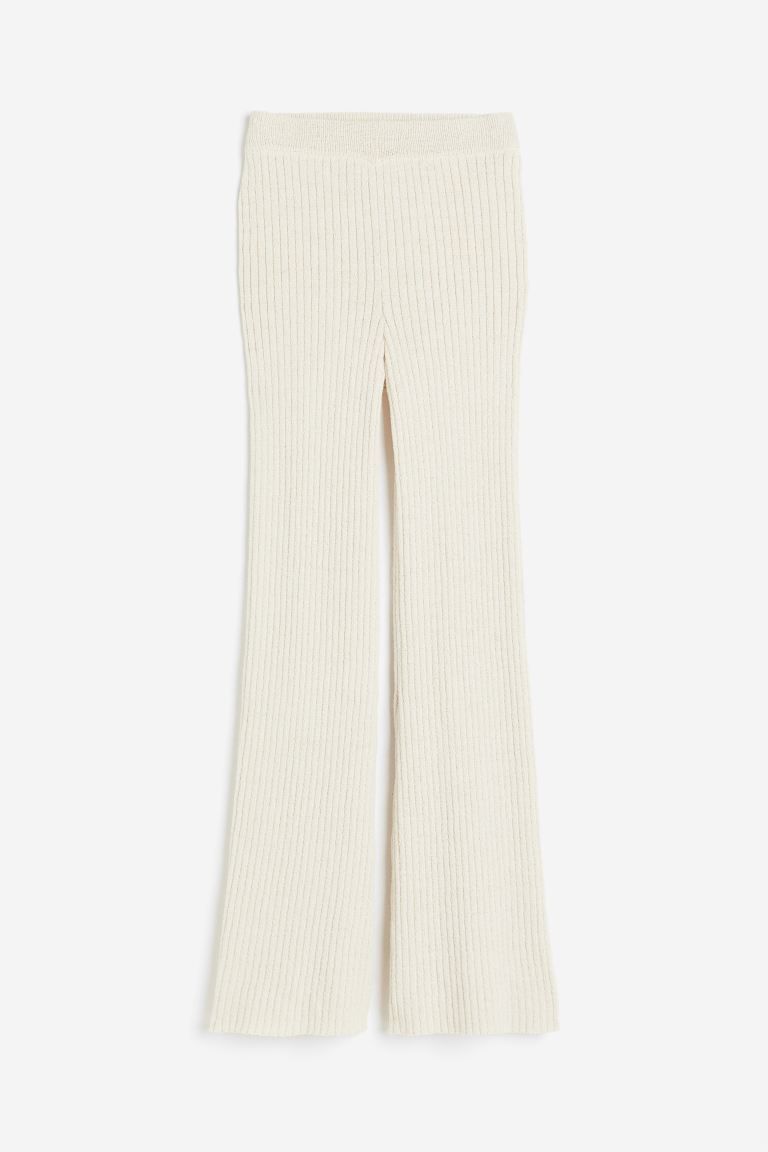 Flared Rib-knit Pants | H&M (US + CA)