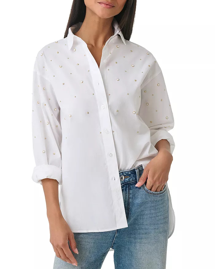 Embellished Cotton Shirt | Bloomingdale's (US)
