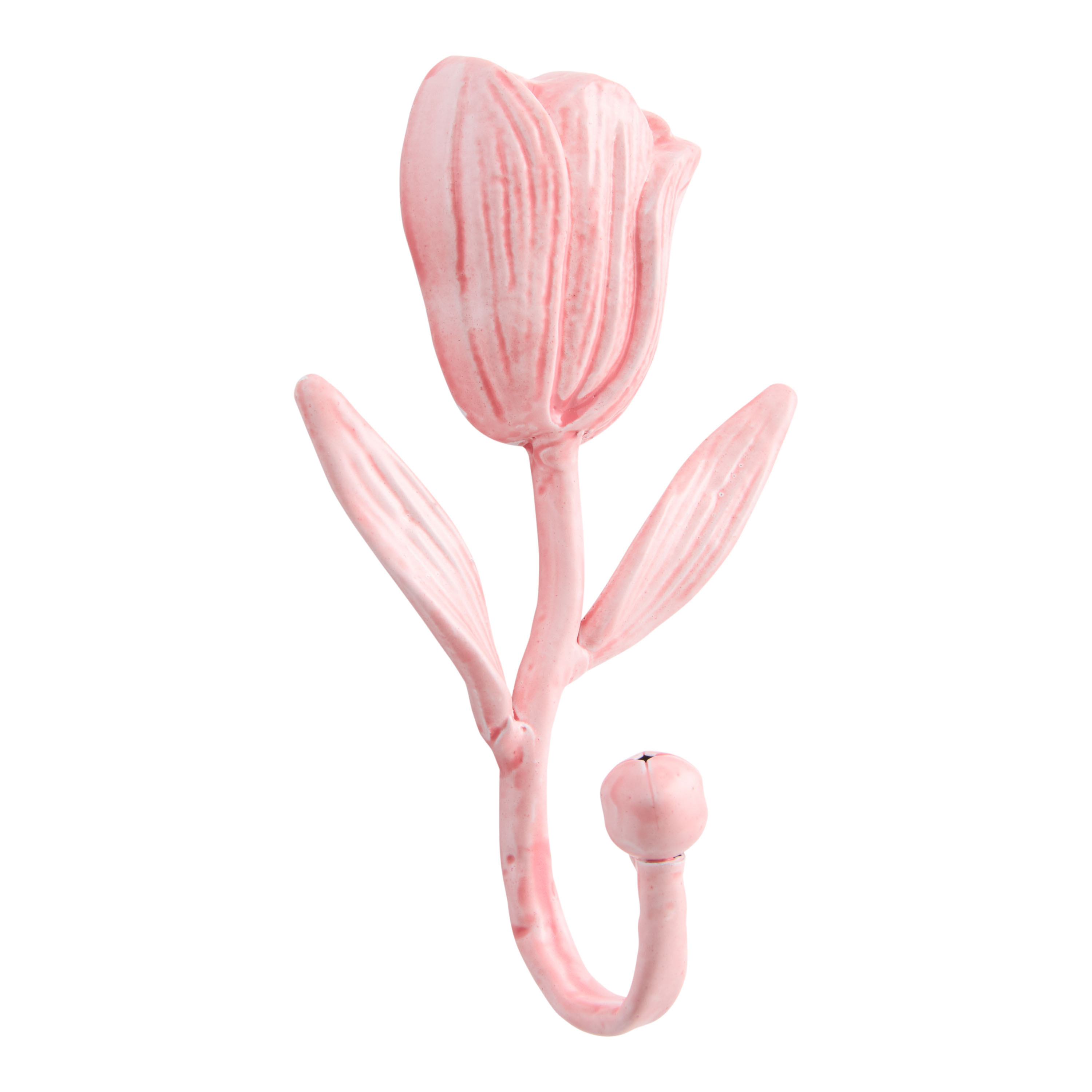 Pink Iron Tulip Wall Hook | World Market
