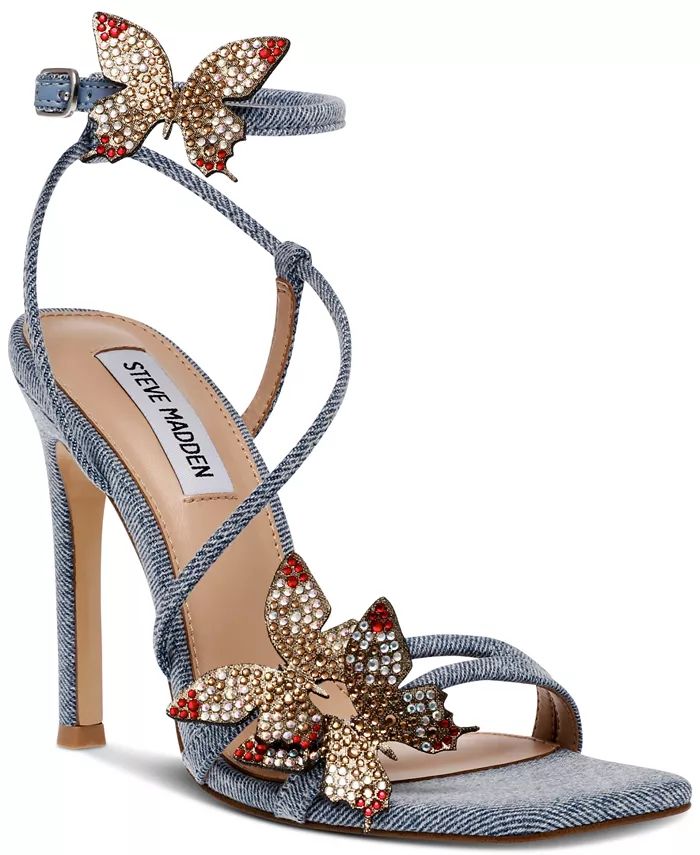 Steve Madden Women's Uma Two-Piece Butterfly Dress Sandals - Macy's | Macy's