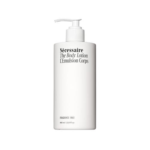 Nécessaire The Body Lotion Fragrance-Free. Firming Body Lotion for Women & Men. 48 Hour Moisture. 5 Peptides, 2.5% Niacinamide, Vitamin C/E + Omega 6/9. Non-Comedogenic. 13.5 fl oz. | Amazon (US)