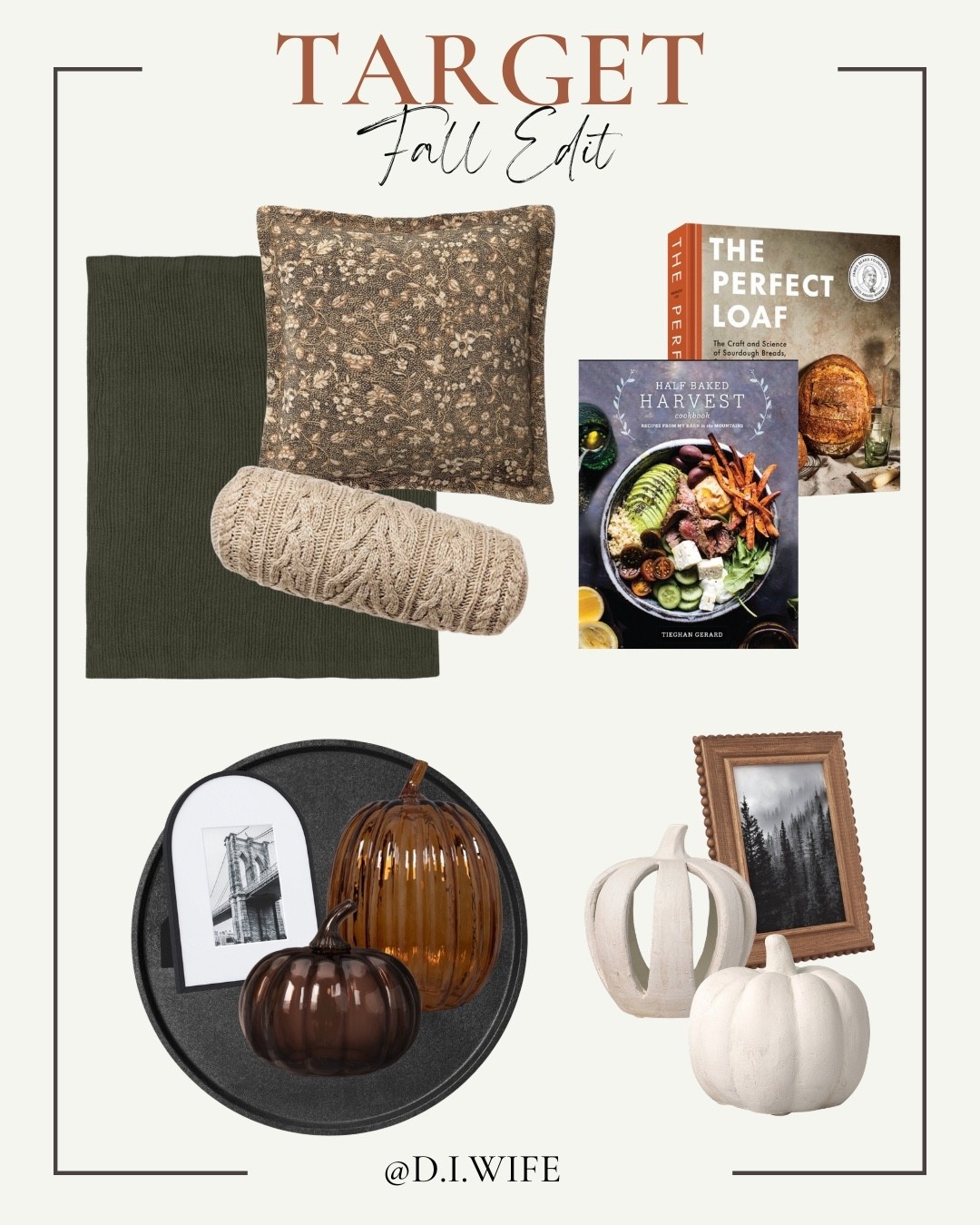 Target Fall home edition is so good!

This cast iron tray had my attention, along with all the pumpkins and cozy vibes. I’m also looking to start some sourdough so this cookbook looks great!

#LTKSeasonal #LTKfoodie #LTKHome