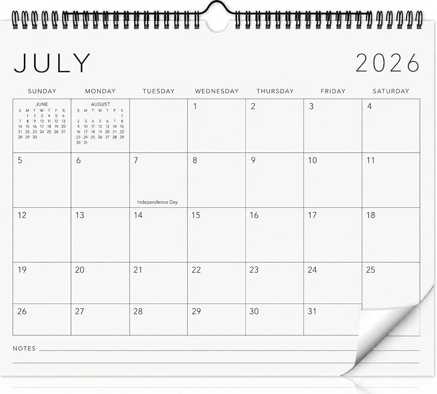 Beautiful 2026 Wall Calendar - Runs from January 2026 until July 2027 | Amazon (US)