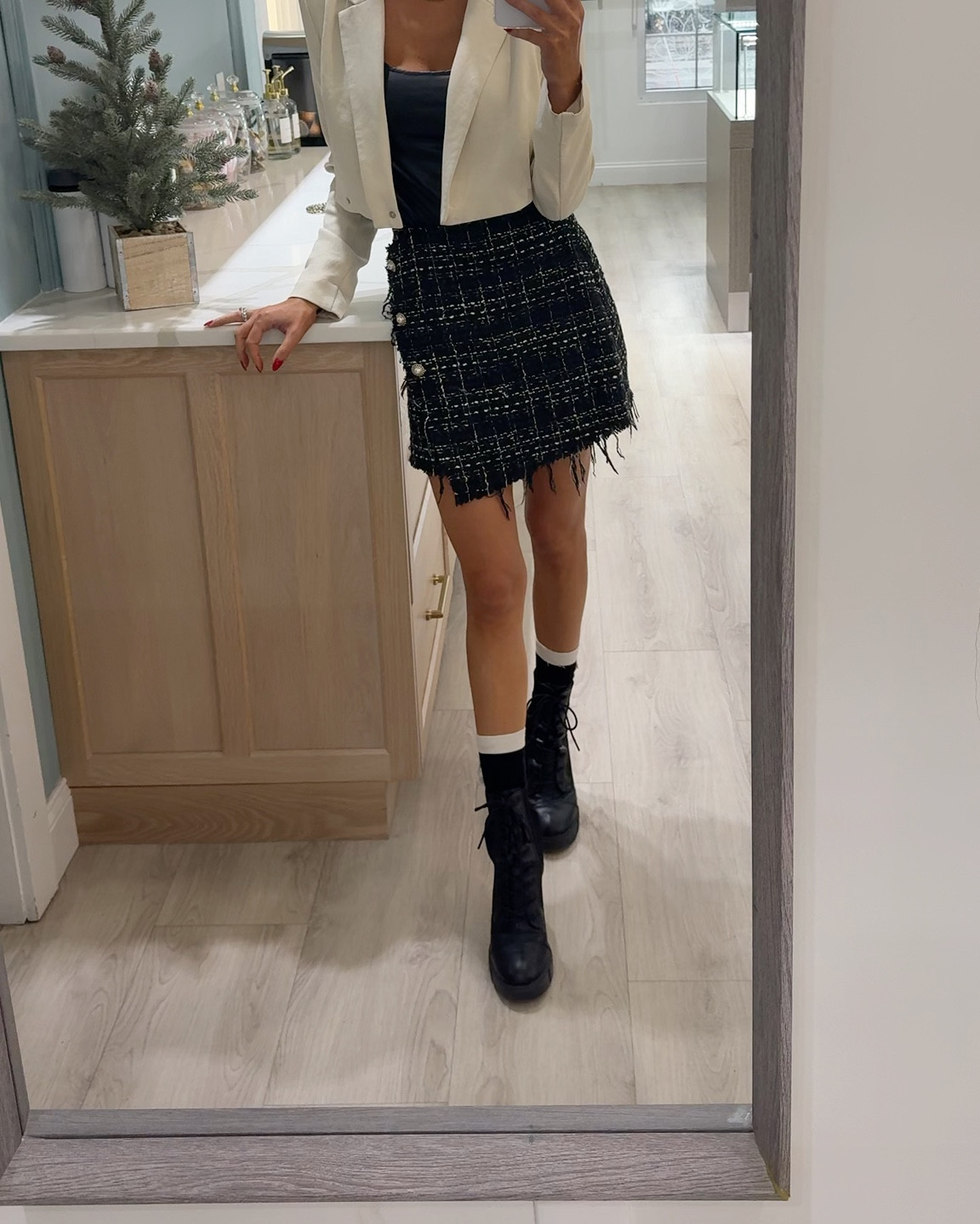 Buttoned up with a bow🎀

#LTKHoliday #LTKootd #LTKSeasonal