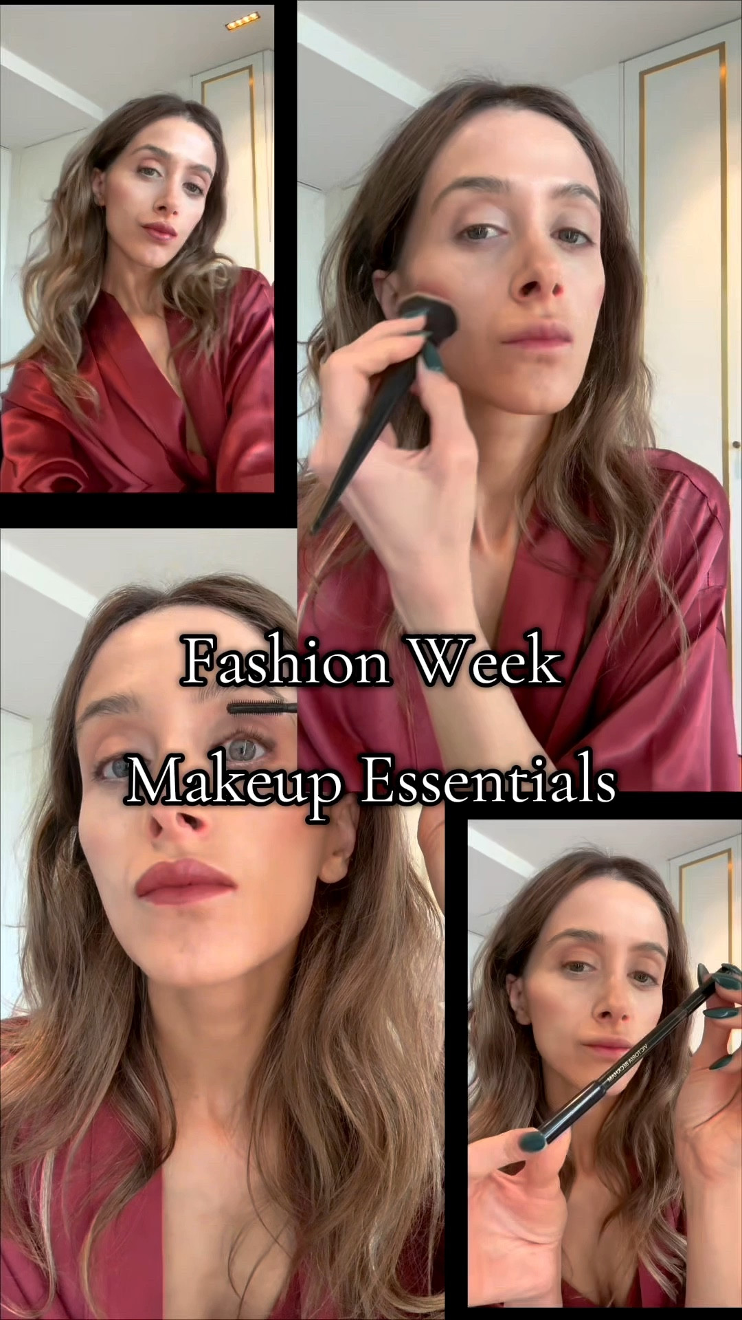 My makeup essentials during Fashion Week — easy, polished, and made to last through long days, quick changes, and too little sleep.
A fresh base, soft sculpting, defined eyes, and the kind of products that make getting ready feel effortless.

Shop all the products on my LTK page 🫶🏻

@Victoria Beckham Beauty @pradabeauty @Armani beauty @Westman-Atelier @Guerlain Beauty @Erborian France 

#fashionweekmakeup #makeupglow #makeup 

#LTKdatenight #LTKspring #LTKbeauty