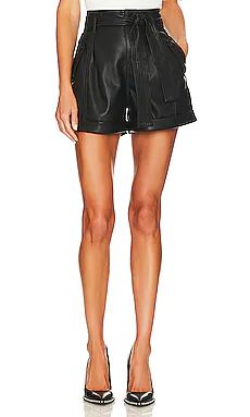 BLANKNYC Vegan Leather Paperbag Short in Hold Me from Revolve.com | Revolve Clothing (Global)